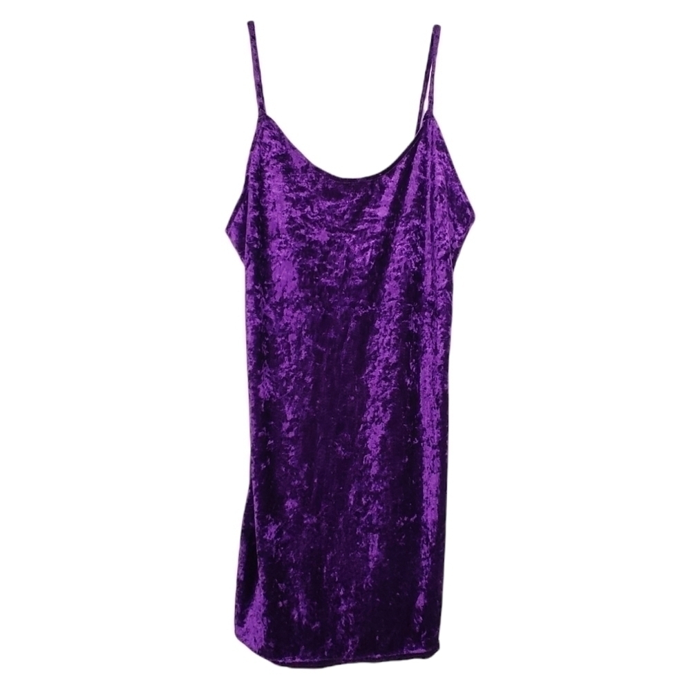 VTG Victoria's Secret velvet mini dress lingerie nightgown